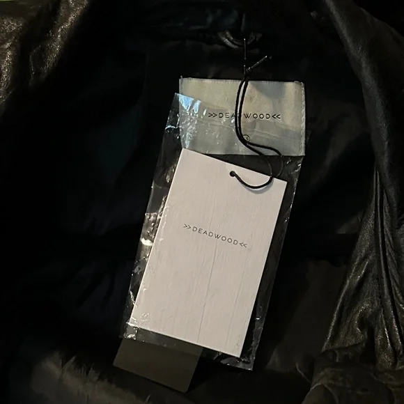 Deadwood leather jacket w/ tags - Picture 9 of 12